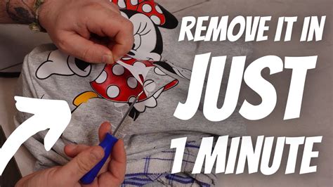 how to remove printing off of fabric with aluminum foil|remove prints from clothes.